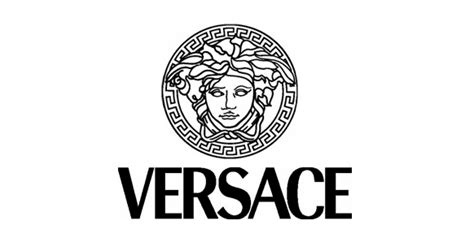 black and white versace logo|Versace greek mythology.